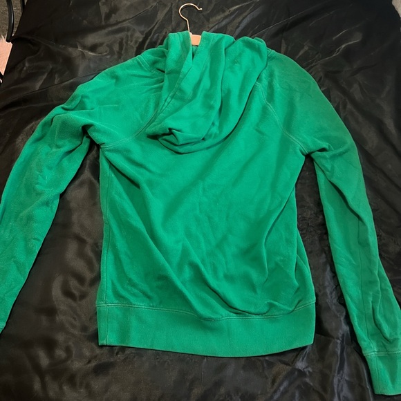 Victorias secret pink green hoodie - Picture 2 of 3